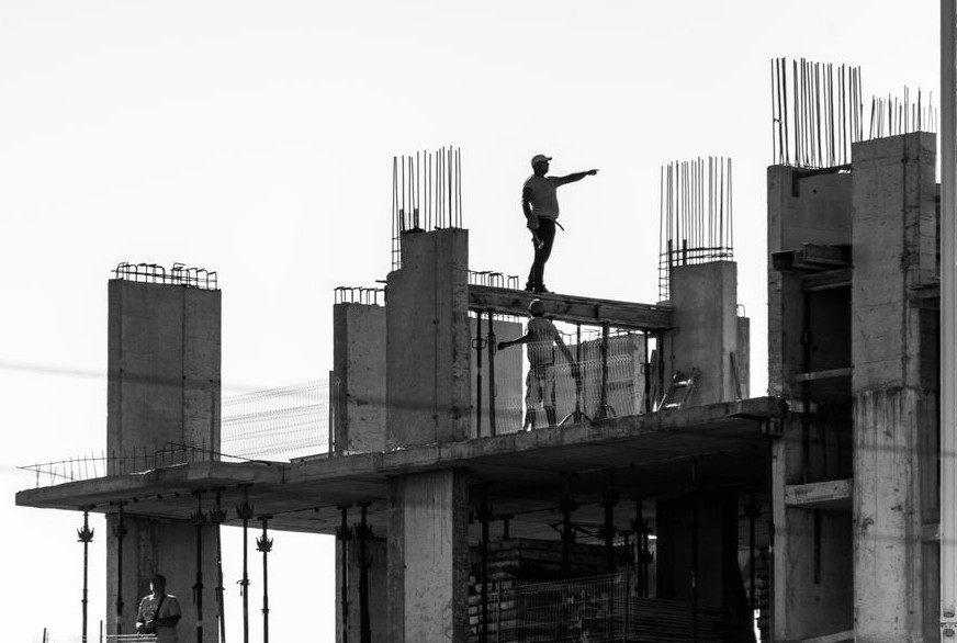 Stock photo of concrete contractor cost guide work