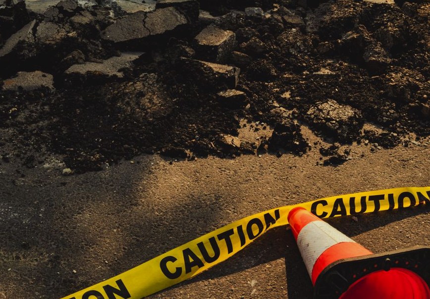 Concrete Contractor Warning Signs in Cedar Rapids