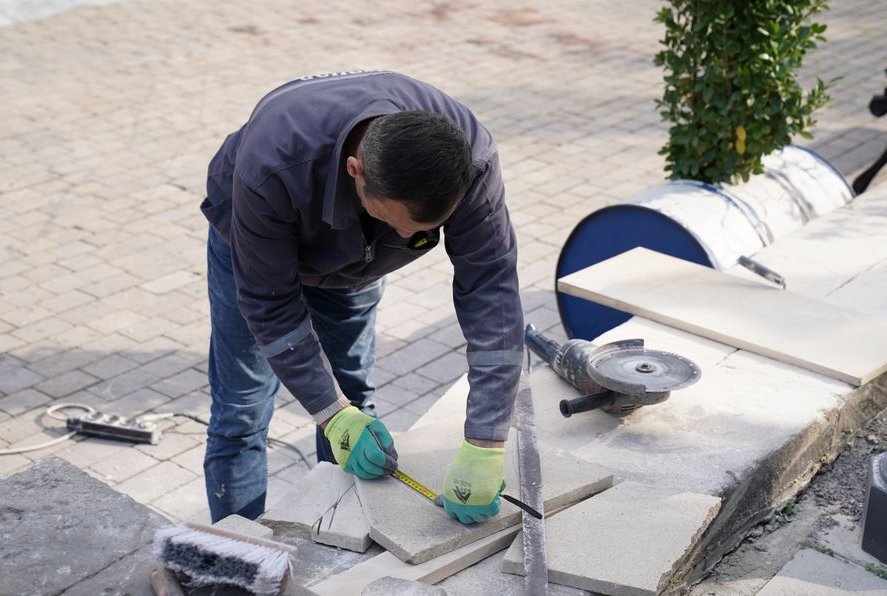 Concrete repair and restoration, example photo