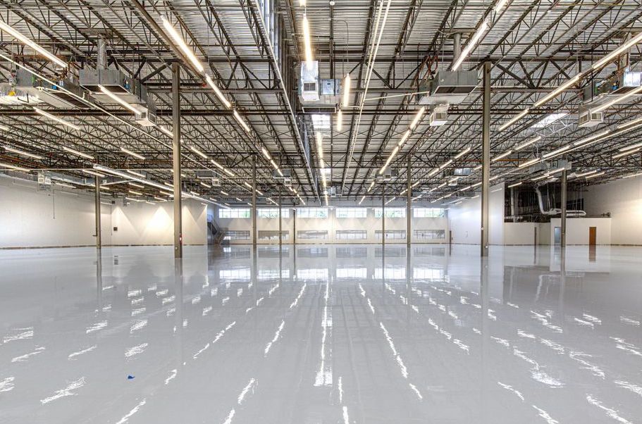 Photo of polished concrete floors work